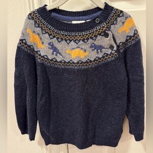 Jojo Maman Bebe Dinosaur Knit Sweater